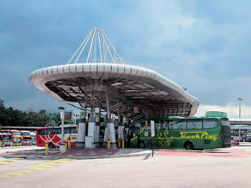 Bus from Johor Bahru to Kuala Lumpur